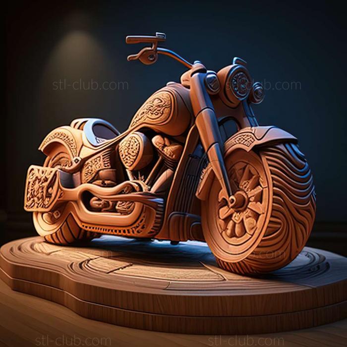 3D мадэль Harley Davidson Fat Boy Special (STL)